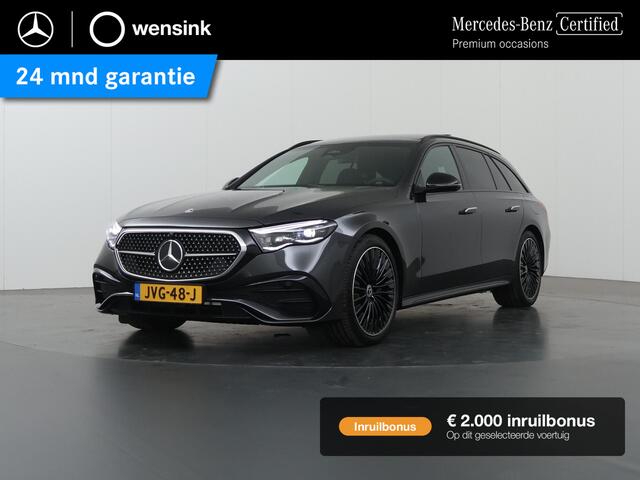 Mercedes-Benz E-estate 300e Sport Edition | Premium pakket | Night Pakket | Nappa Leder | Geklimatiseerde stoelen | Burmester | Trekhaak |