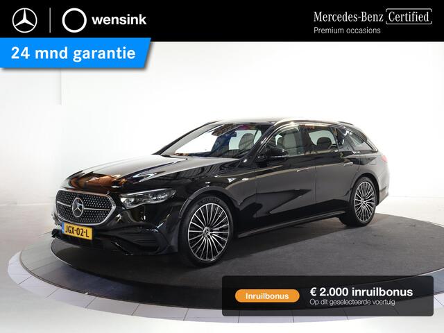 Mercedes-Benz E-estate 300e Sport Edition | AMG | Panoramaschuifdak | Premium Plus | Night | Rijassistentiepakket Plus | Stoelventilatie/-verwarming voor