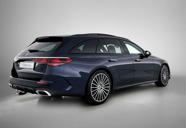 Mercedes-Benz E-estate 300 e Business Solution AMG | Premium pakket | Winterpakket | Nightpakket | Leder pakket | Trekhaak | Panoramaschuifdak | 20-inch multispaaks AMG velgen | 360° camera | GUARD 360° | Burmester® 4D surround sound system |