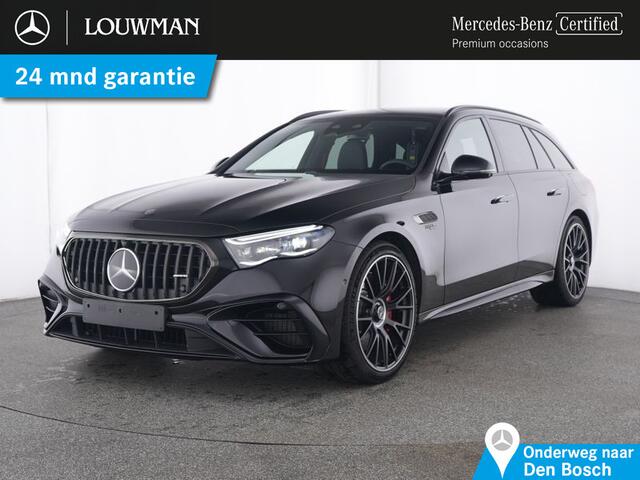 Mercedes-Benz E-estate Mercedes-AMG 53 4MATIC+ AMG DYNAMIC PLUS Paket | Trekhaak | MBUX Superscreen | Panorama Schuif-Kanteldak | AMG Real Performance Sound. Inclusief 24 maanden MB Certified garantie voor Europa.
