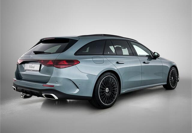 Mercedes-Benz E-estate 300 e Business Solution AMG | Winterpakket | Nightpakket | Comfortpakket Plus | Trekhaak | Panoramaschuifdak | 360° camera | 20-inch multispaak AMG velgen |