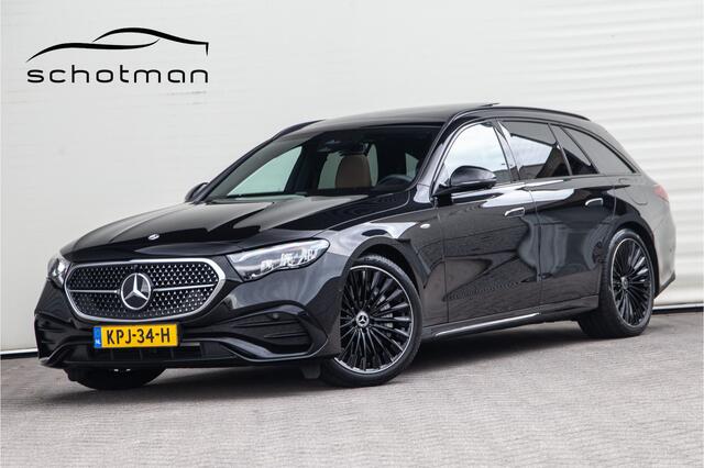 Mercedes-Benz E-estate 300 e AMG Premium, Hyperscreen, Distronic, Pano, Bruin Leder, Trekhaak, Nightpakket 2025