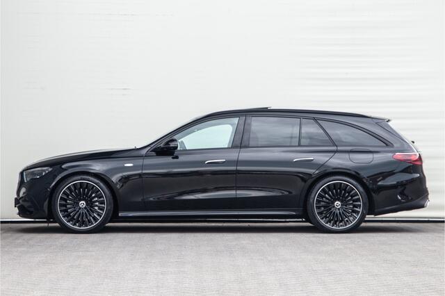 Mercedes-Benz E-estate 300 e AMG Premium, Hyperscreen, Distronic, Pano, Bruin Leder, Trekhaak, Nightpakket 2025