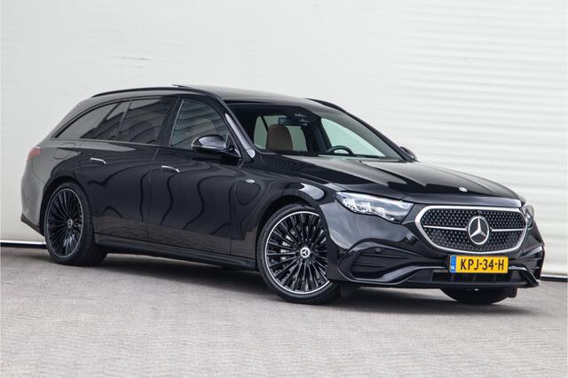 Mercedes-Benz E-estate 300 e AMG Premium, Hyperscreen, Distronic, Pano, Bruin Leder, Trekhaak, Nightpakket 2025
