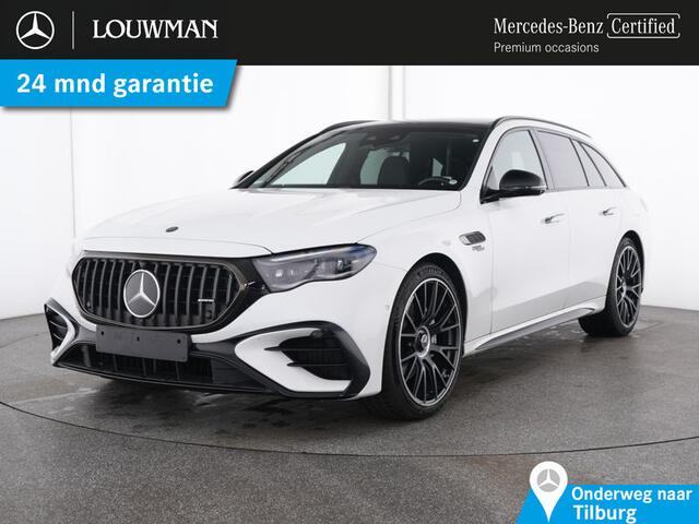 Mercedes-Benz E-estate Mercedes-AMG 53 4MATIC+ Premium Plus | MBUX Superscreen | Trekhaak | Panorama Schuif-Kanteldak | AMG Night Pakket. Inclusief 24 maanden MB Certified garantie voor Europa.