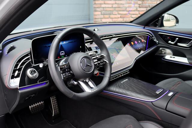 Mercedes-Benz E-estate AMG 53 4MATIC+ Premium+ | 612pk | Hyperscreen | Achterasbesturing | Distronic+ | Burmester | Trekhaak | HUD | Verwarmd Stuurwiel | Digital Light | 3D-Display |