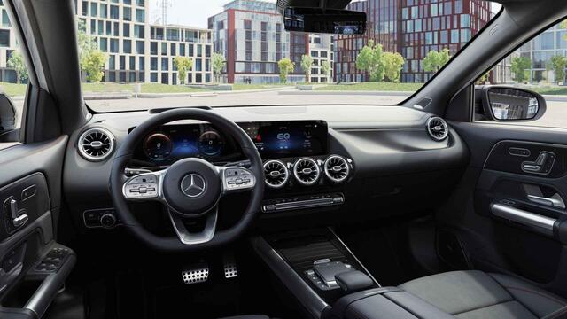 Mercedes-Benz EQA 250 Business Solution AMG 67 kWh | Panoramadak | Keyless | 360 graden camera | Night | Memory | Headup | Stoelverwarming | Sfeerverlichting |