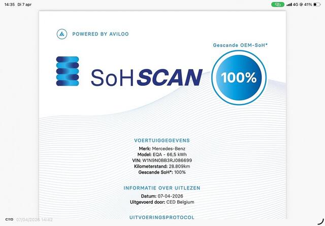 Mercedes-Benz EQA 250 Business Line 67 kWh *SOH 100%* Half LEDER | Stoelverwarming | NAVI | ECC | Full LED .