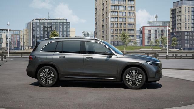 Mercedes-Benz EQB 250+ Business Solution Luxury 7p. 71 kWh | Parkeerpakket met achteruitrijcamera | EASY PACK achterklep | Dodehoekassistent | | GUARD 360° Voertuigbescherming Plus | Extra USB-poorten | Spiegelpakket |