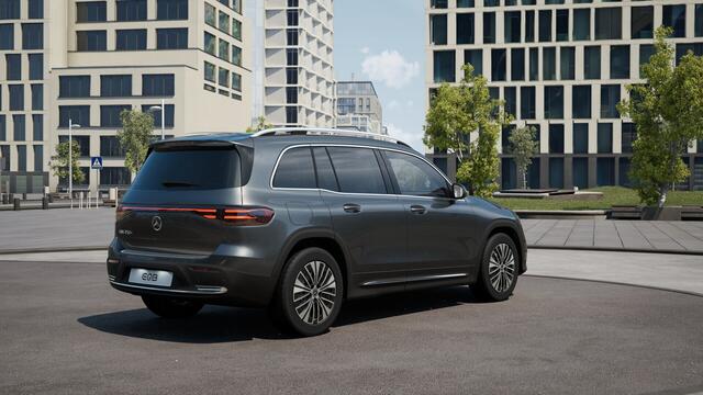 Mercedes-Benz EQB 250+ Business Solution Luxury 7p. 71 kWh | Parkeerpakket met achteruitrijcamera | EASY PACK achterklep | Dodehoekassistent | | GUARD 360° Voertuigbescherming Plus | Extra USB-poorten | Spiegelpakket |