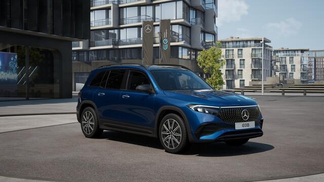 Mercedes-Benz EQB 250+ Business Solution AMG Line 7p. 71 kWh | Nightpakket | Premium pakket | Parkeerpakket met 360°-camera | KEYLESS-GO comfort pakket | GUARD 360° Voertuigbescherming Plus | EASY PACK achterklep | Dodehoekassistent |