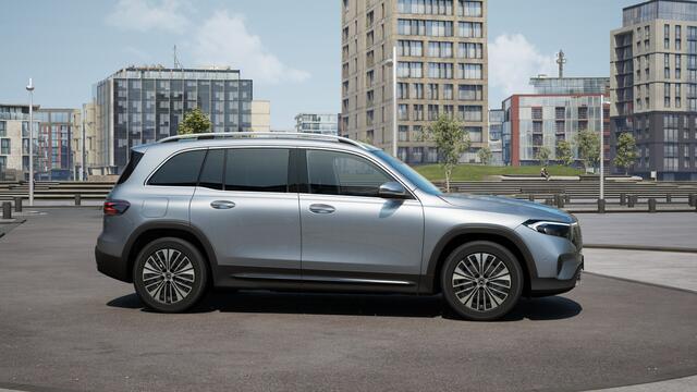 Mercedes-Benz EQB 250+ Business Line LIMITED 71 kWh | Parkeerpakket met achteruitrijcamera | EASY PACK achterklep | Verwarmde stoelen vooraan | Extra USB-poorten | Sfeerverlichting | Dodehoekassistent | Spiegelpakket |