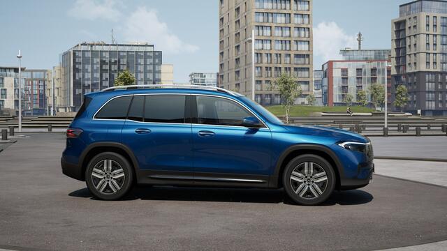Mercedes-Benz EQB 250+ Luxury Line LIMITED 71 kWh | Parkeerpakket met achteruitrijcamera | KEYLESS-GO comfort pakket | EASY PACK achterklep | Premium pakket | Dodehoekassistent | Extra USB-poorten | Verwarmde stoelen vooraan |