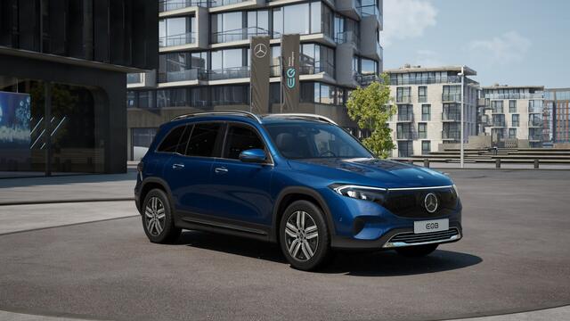 Mercedes-Benz EQB 250+ Luxury Line LIMITED 71 kWh | Parkeerpakket met achteruitrijcamera | KEYLESS-GO comfort pakket | EASY PACK achterklep | Premium pakket | Dodehoekassistent | Extra USB-poorten | Verwarmde stoelen vooraan |