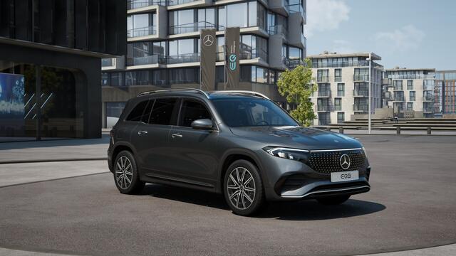 Mercedes-Benz EQB 250+ Business Solution AMG 71 kWh | Trekhaak | Premium pakket | Parkeerpakket met 360°-camera | KEYLESS-GO comfort pakket | Head-up display | Dodehoekassistent | EASY PACK achterklep | Spiegelpakket |