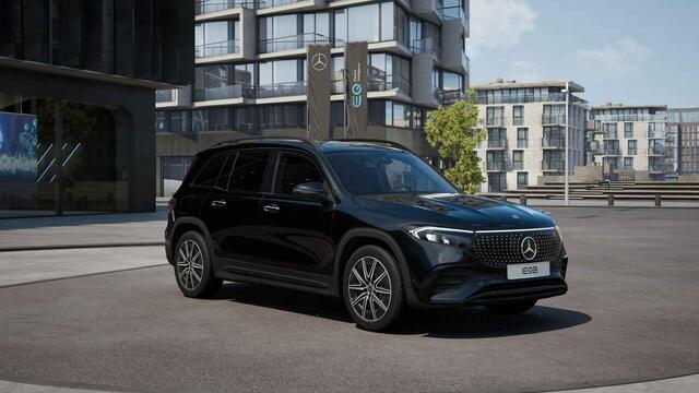Mercedes-Benz EQB 250+ Business Solution AMG 71 kWh | Night | Panoramadak | Trekhaak | Burmester | Memory stoelen | Head-up display | Sfeerverlichting |