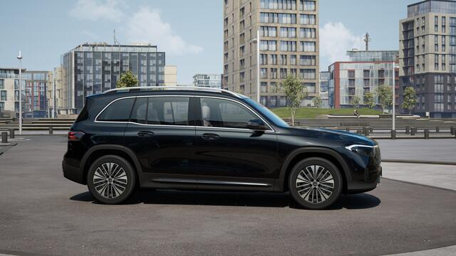 Mercedes-Benz EQB 250+ Business Solution Luxury 71 kWh | Trekhaak | Parkeerpakket met achteruitrijcamera | EASY PACK achterklep | Dodehoekassistent | Extra USB-poorten | Verwarmde stoelen vooraan | Spiegelpakket | Sfeerverlichting |