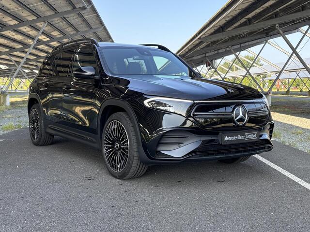 Mercedes-Benz EQB 250+ AMG-line | Night | Apple Carplay | Dodehoek assistent | 20 inch Multispaaks | Sfeerverlichting | Stoelverwarming | Elektrische Achterklep |