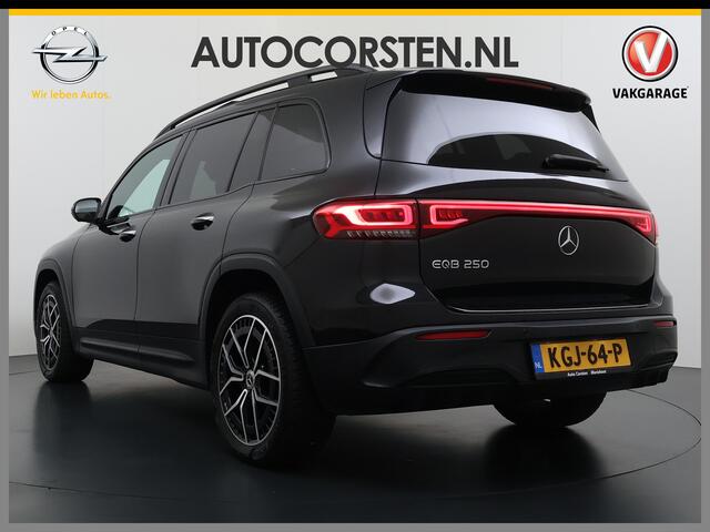 Mercedes-Benz EQB 250 AMG Line 7-Persoons Leder Panoramadak SOH 95% Adap.Cruise Navi Camera Stoelverwarming Pdc Night-pakket Elek.Achterklep Lmv 19" Privacy Glas Led DAB
