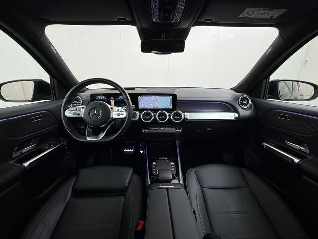 Mercedes-Benz EQB 250 AMG Line 7-Persoons Leder Panoramadak SOH 95% Adap.Cruise Navi Camera Stoelverwarming Pdc Night-pakket Elek.Achterklep Lmv 19" Privacy Glas Led DAB