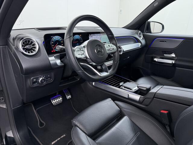 Mercedes-Benz EQB 250 AMG Line 7-Persoons Leder Panoramadak SOH 95% Adap.Cruise Navi Camera Stoelverwarming Pdc Night-pakket Elek.Achterklep Lmv 19" Privacy Glas Led DAB