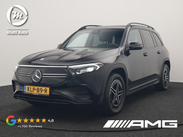 Mercedes-Benz EQB 300 4MATIC AMG Line 69,7 kWh 228pk Dealer O.H. | Trekhaak Af Fabriek | Camera | MBUX Widescreen Navi | Alcantara Sportstoelen Verwarmd | Sfeerverlichting | Night Pakket | Cruise Control | Virtual | DAB |