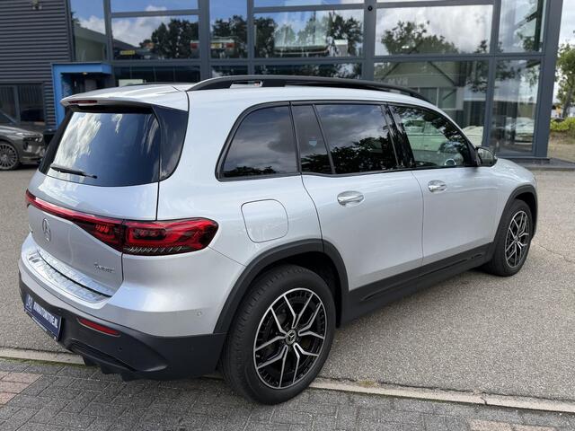 Mercedes-Benz EQB 300 4MATIC AMG Line 7p. 67 kWh | SOH 98% | NIGHT PAKKET | 360 CAMERA| 7 PERSOONS | RIJKLAAR + 12 MND BOVAG GARANTIE | STOEL VERWARMING | DODE HOEK |