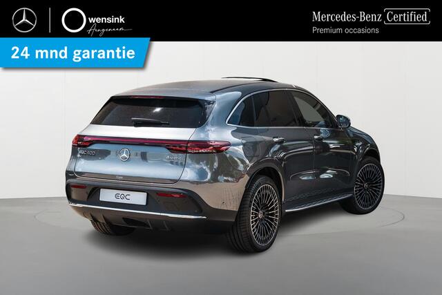 Mercedes-Benz EQC 400 4MATIC AMG Line | Panorama-schuifdak | Trekhaak | Memory-pakket | Treeplanken | Stoelverwarming | Sfeerverlichting