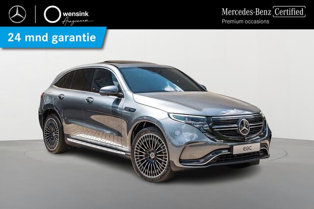 Mercedes-Benz EQC 400 4MATIC AMG Line | Panorama-schuifdak | Trekhaak | Memory-pakket | Treeplanken | Stoelverwarming | Sfeerverlichting