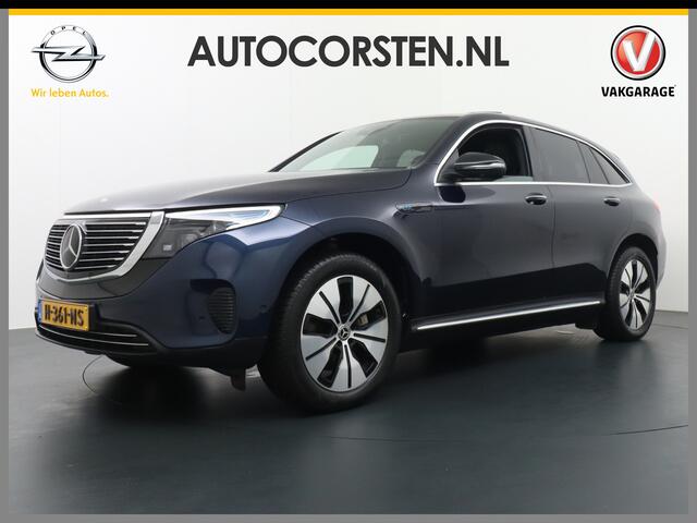 Mercedes-Benz EQC 400 80kWh 4MATIC 408pk 706Nm Leder Burmester High Matrix Led Luchtvering EL.A.Klep Auto-Pilot Park-Assist Adaptive-Led 360°Camera Navi Schuif/Hefdak WiFi-vb Apps Virtual Cockpit WiFi Airbalance pakket Distronic-plus Verkeersbord detectie Uitparkeer waarsc