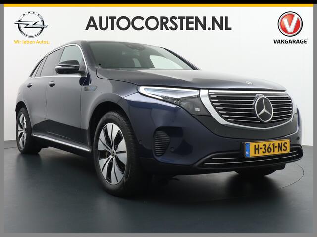 Mercedes-Benz EQC 400 80kWh 4MATIC 408pk 706Nm Leder Burmester High Matrix Led Luchtvering EL.A.Klep Auto-Pilot Park-Assist Adaptive-Led 360°Camera Navi Schuif/Hefdak WiFi-vb Apps Virtual Cockpit WiFi Airbalance pakket Distronic-plus Verkeersbord detectie Uitparkeer waarsc