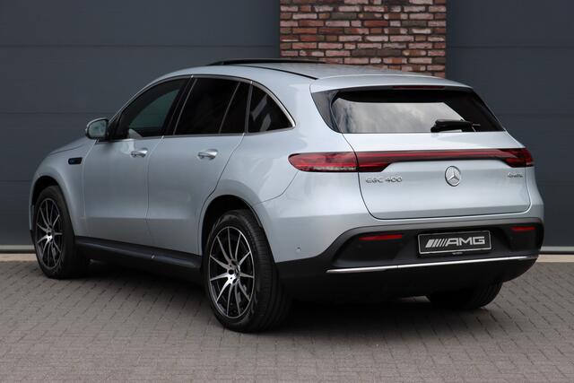 Mercedes-Benz EQC 400 4-MATIC AMG Line 80 kWh | ex BTW ¤ 42.500,- | Schuifdak | Distronic+ | Memory | Massage | Leder | Surround Camera | Stuurverwarming | Head-up Display | Rijassistentiepakket |