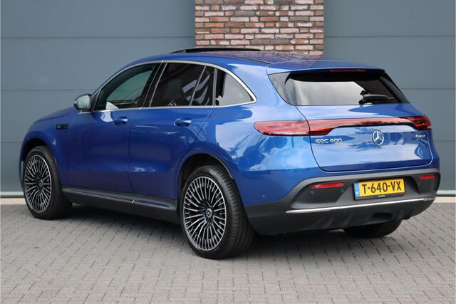 Mercedes-Benz EQC 400 4MATIC AMG Line 80 kWh | ex BTW ¤ 40.500,- netto | Schuifdak | Head-up Display | Surround Camera | Trekhaak | Dodehoekassistent | Advanced Sound System | Stoelverwarming | Sfeerverlichting |