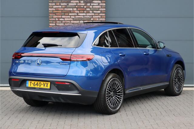 Mercedes-Benz EQC 400 4MATIC AMG Line 80 kWh | ex BTW ¤ 40.500,- netto | Schuifdak | Head-up Display | Surround Camera | Trekhaak | Dodehoekassistent | Advanced Sound System | Stoelverwarming | Sfeerverlichting |