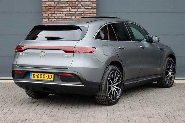 Mercedes-Benz EQC 400 4MATIC AMG Line Premium+ 80 kWh | Distronic+ | Schuifdak | Memory | Burmester | Trekhaak | Multibeam LED | Leder | Surround Camera | Keyless Go |