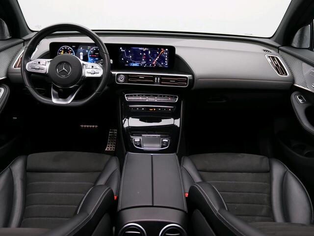Mercedes-Benz EQC 400 4MATIC Business Solution AMG 80 kWh AMG | Schuif-Kanteldak | Distronic | Burmester® | Head-up display | 360°-Camera | Alarm | MultiBeam Ledkoplampen. Inclusief 24 maanden Mercedes-Benz Certified garantie voor Europa.