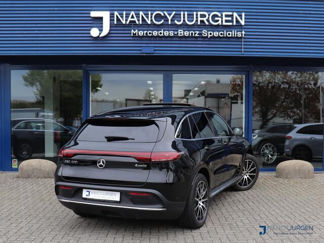Mercedes-Benz EQC 400 4M | AMG | 80 kWh | Pano | LED | Ambiente | 20'' LM AMG | Parkeer Pakket | Camera | MEER FOTO'S VOLGEN!