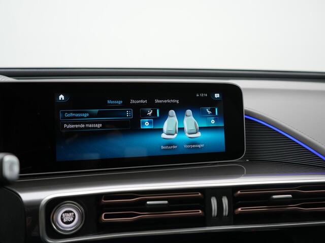 Mercedes-Benz EQC 400 4MATIC Business Solution AMG 80 kWh 408pk Dealer O.H. | Panodak | Adaptive Cruise | Head Up | 360 Camera | Burmester Audio | Lederen Sportstoelen Massage & Memory | Sfeerverlichting | Blis | Widescreen Navi | Stoelverwarming | DAB |