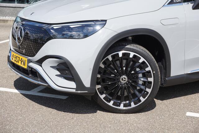 Mercedes-Benz EQE SUV 350 + l AMG Line 91 kWh MBUX 2024 l Airmatic l Achterasbesturing l Panorama-schuifdak l Distronic l DIGITAL LIGHT l 360 camera l Burmester soundsystem l Alarm systeem l Sfeer verlichting l Keyless GO l BTW Auto l Nieuw Nederlands Geleverd 2024 Regist