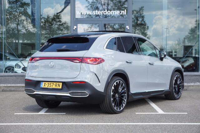 Mercedes-Benz EQE SUV 350 + l AMG Line 91 kWh MBUX 2024 l Airmatic l Achterasbesturing l Panorama-schuifdak l Distronic l DIGITAL LIGHT l 360 camera l Burmester soundsystem l Alarm systeem l Sfeer verlichting l Keyless GO l BTW Auto l Nieuw Nederlands Geleverd 2024 Regist