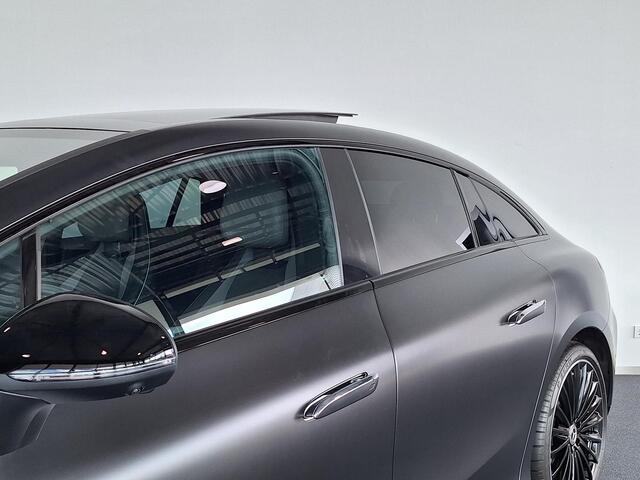 Mercedes-Benz EQE 350 AMG Line | Matgrijs | Premium Pakket | Night Pakket | Rijassistentiepakket Plus | Panoramadak | AIRMATIC Luchtvering | Burmester 3D Surround Sound | 360° Camera | Stuurverwarming | Apple CarPlay | Android Auto | Showmodel