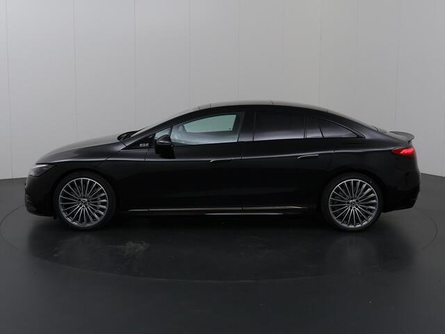 Mercedes-Benz EQE 300 Business Solution AMG Line 91 kWh | Sfeerverlichting | Burmester Surround System | Nightpakket | Stuurassistentie Pakket | 360 Graden Camera | Elektrische stoelen met Memory |