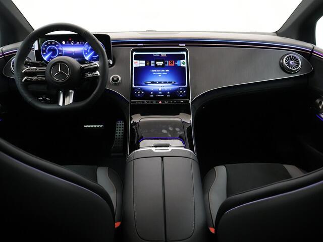 Mercedes-Benz EQE 300 Business Solution AMG Line 91 kWh | Sfeerverlichting | Burmester Surround System | Nightpakket | Stuurassistentie Pakket | 360 Graden Camera | Elektrische stoelen met Memory |