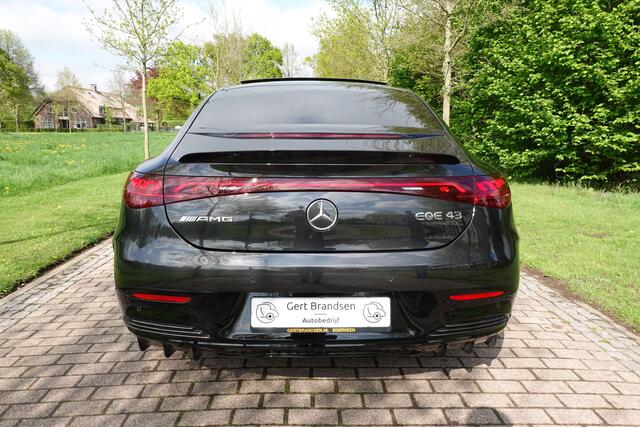 Mercedes-Benz EQE AMG 43 4MATIC 90 kWh | Hyper screen | 360° Camera | Pano | Burmester | Achterasbesturing | HUD | Stoelventilatie | Stoelverw. | DIGITAL LIGHT |