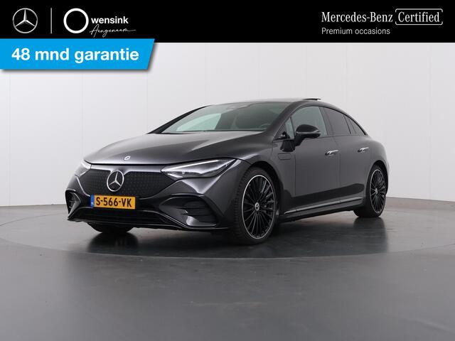 Mercedes-Benz EQE 350 AMG Line 89 kWh | Night | Panoramadak | Burmester | Headup | Luchtvering | Digital Light | 360 graden camera | 21" lichtmetalen velgen |