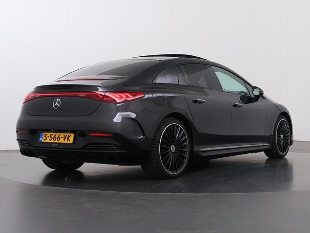 Mercedes-Benz EQE 350 AMG Line 89 kWh | Night | Panoramadak | Burmester | Headup | Luchtvering | Digital Light | 360 graden camera | 21" lichtmetalen velgen |