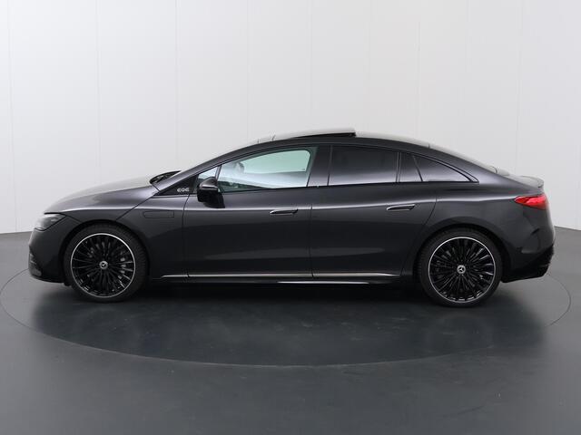 Mercedes-Benz EQE 350 AMG Line 89 kWh | Night | Panoramadak | Burmester | Headup | Luchtvering | Digital Light | 360 graden camera | 21" lichtmetalen velgen |