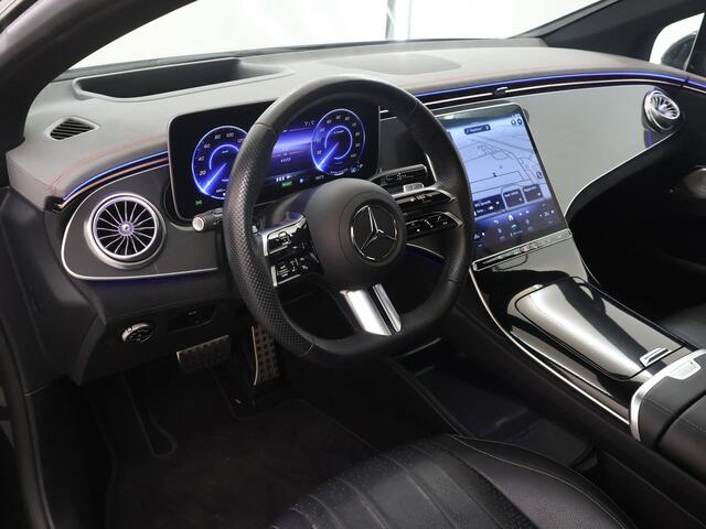 Mercedes-Benz EQE 350 AMG Line 89 kWh | Night | Panoramadak | Burmester | Headup | Luchtvering | Digital Light | 360 graden camera | 21" lichtmetalen velgen |
