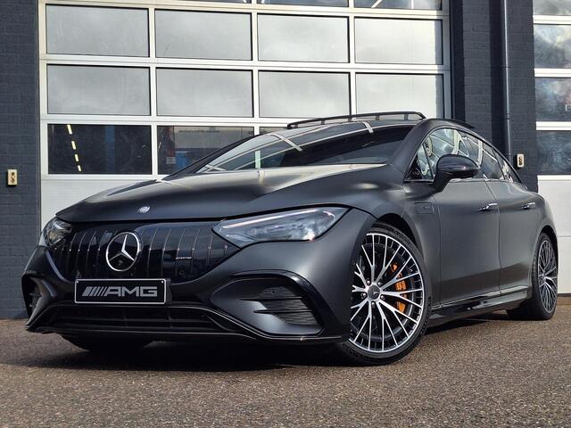 Mercedes-Benz EQE Mercedes-AMG 53 4MATIC+ | Premium Plus | 0% rente | AMG Night Pakket II | Rijassistentiepakket Plus | Panoramadak | HYPERSCREEN | AIRMATIC Luchtvering | Achterasbesturing | AMG Keramisch Remsysteem | Head-up Display | Burmester 3D Surround | Multicountour