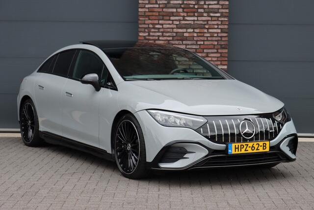 Mercedes-Benz EQE 350 AMG Line 89 kWh | Airmatic | Distronic Pro | Memory | Panoramadak | Burmester | Verwarmd Stuurwiel | Keyless Go | Camera | Warmtepomp | Leder |